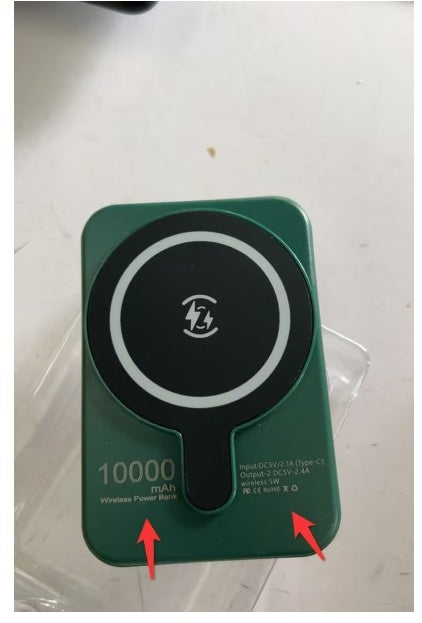 Mini chargeur sans fil magnétique à chargement rapide de 5000 mAh portable
