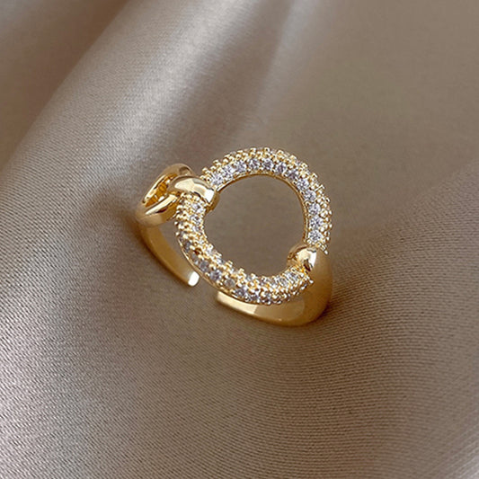 Nouvelle bague classique en zircon pour femme, accessoires de doigt sexy, bijoux coréens à la mode, bagues inhabituelles pour fête de mariage