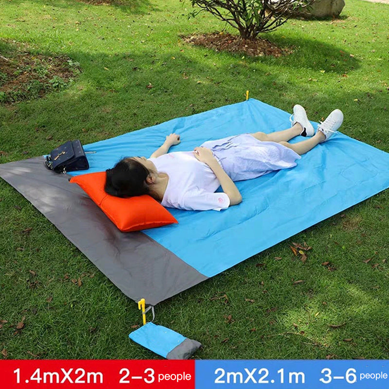 Tapis de pique-nique imperméable portable Tapis de plage Couverture de poche