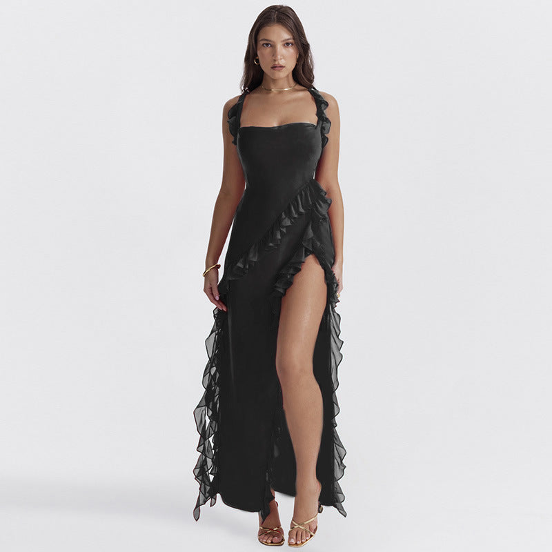 Robe porte-jarretelles sexy de mode féminine