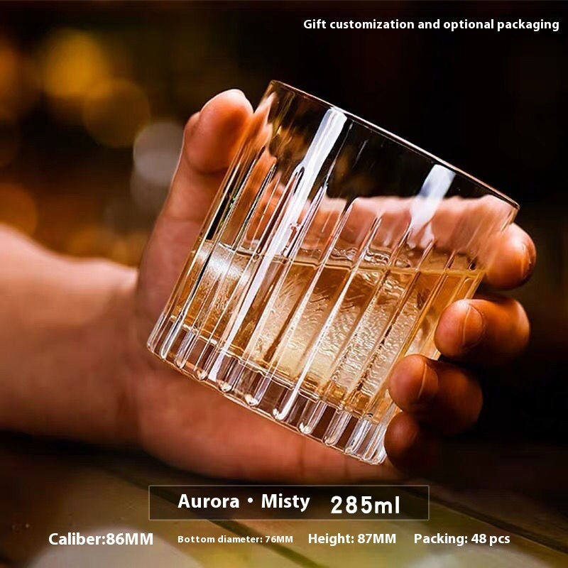 Verre à whisky en cristal, verre à bière, verre à whisky, verre à vin épais, coffret cadeau, vente en gros