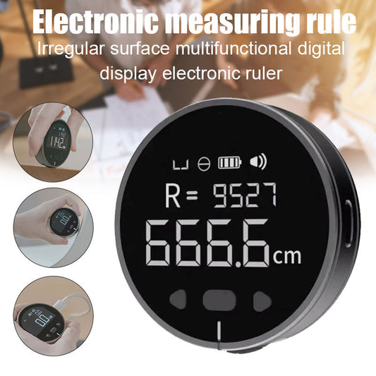 Instrument de mesure de distance Règle de mesure électronique Mètre ruban Écran LCD numérique haute définition Règle de mesure électronique de haute précision Outil de mesure électronique