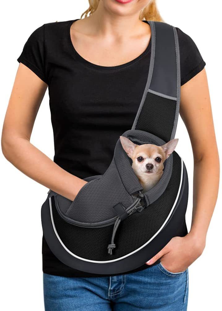 Sac à bandoulière portable pour femmes, conçu pour transporter des animaux de compagnie, adapté pour les chiens et les chats.