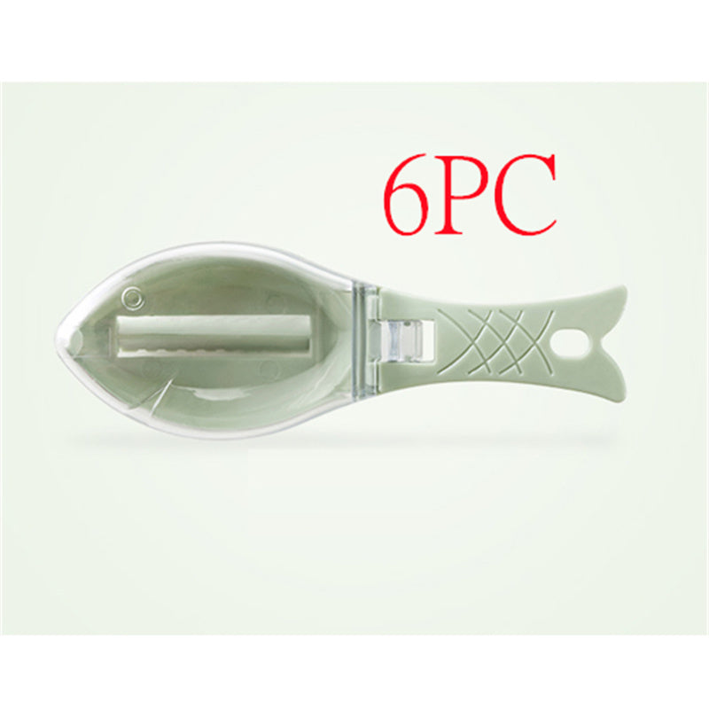 Brosse à peau de poisson, brosse à écailles de poisson, râpe, démontage rapide, couteau à poisson, nettoyage, épluchage, grattoir, grattoir à écailles de poisson, outils de cuisine.