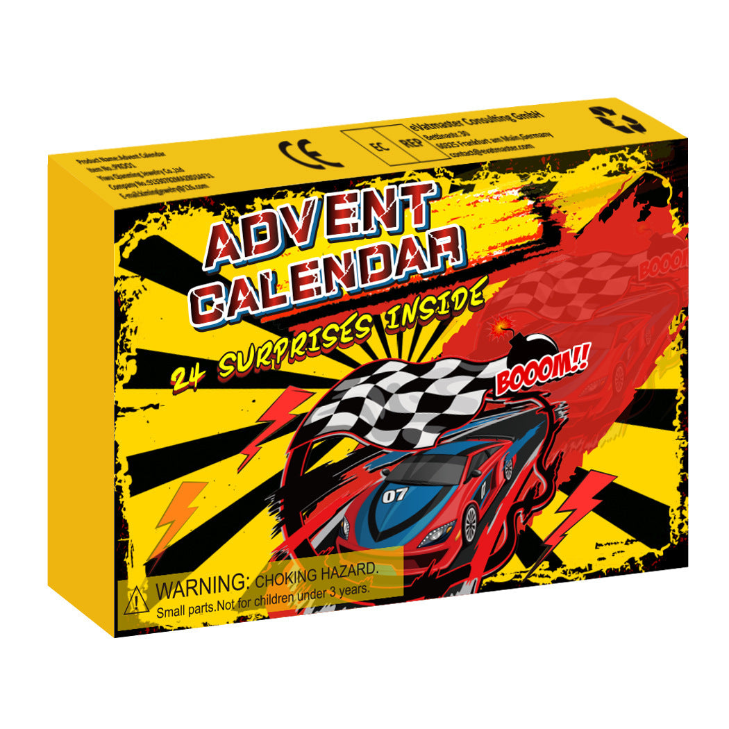 Coffret cadeau pour enfants Racing Countdown 24 Digital Blind Box