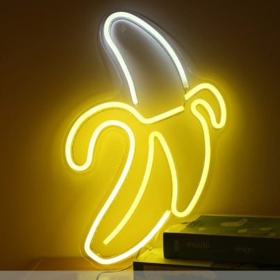 Lumière néon LED, panneau arrière en acrylique, lumière de décoration de chambre.