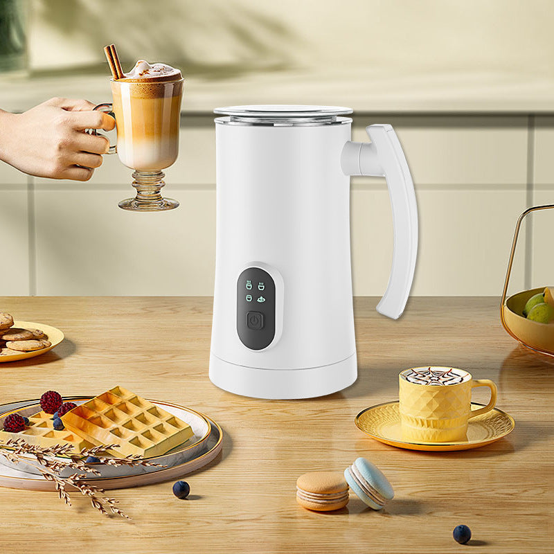Machine à fouetter le lait électrique automatique en acier inoxydable chaude et froide pour la cuisine.