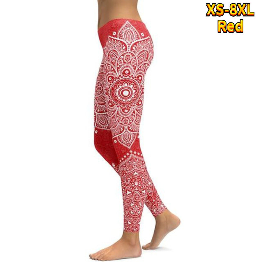 Pantalon de yoga sexy taille haute avec impression 3D