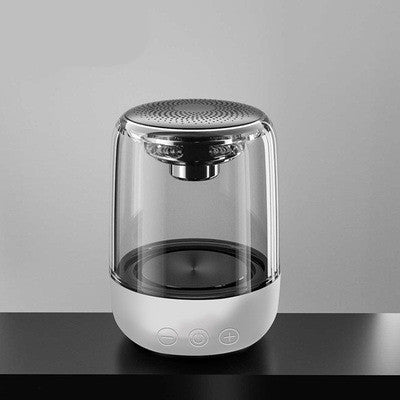 Haut-parleur portable Bluetooth colonne haut-parleur Bluetooth sans fil puissant avec radio et lumière LED de couleur variable.