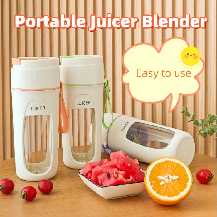 Mixeur portable électrique avec chargement USB, presse-agrumes automatique, tasse à jus, appareil de cuisine.