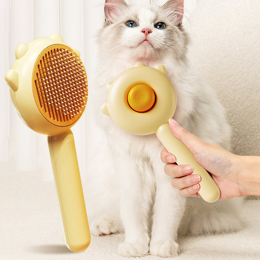 Peigne de massage pour chat, peignes magiques pour l'élimination des poils, brosse pour chats et chiens, fournitures de toilettage pour animaux, grattoir.