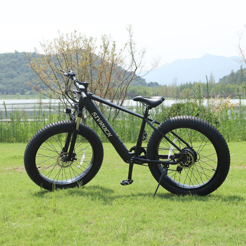 Vélo électrique professionnel pour adultes, vélo de montagne électrique à pneus larges de 26 x 4,0 pouces, moteur de 1000W, 48V 15Ah, conçu pour les randonnées, les excursions et les trajets quotidiens, certifié UL et GCC.