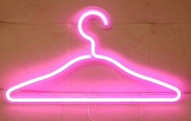 Lumière néon LED, panneau arrière en acrylique, lumière de décoration de chambre.