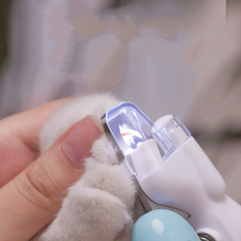 Ciseaux à ongles pour animaux de compagnie, ciseaux à ongles pour chiens, ciseaux à ongles pour chats, meuleuse à ongles électrique à LED, fournitures pour animaux de compagnie, lumière LED, ciseaux à ongles pour animaux de compagnie.