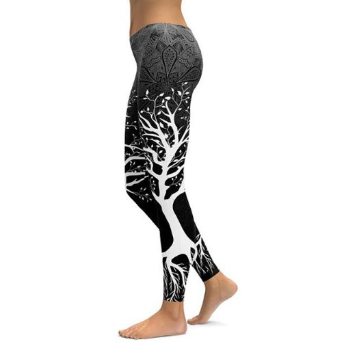 Pantalons de yoga imprimés Collants de fitness uniques pour femmes Collants de sport d'entraînement Collants de course à pied sexy Push-ups Collants d'entraînement Collants extensibles