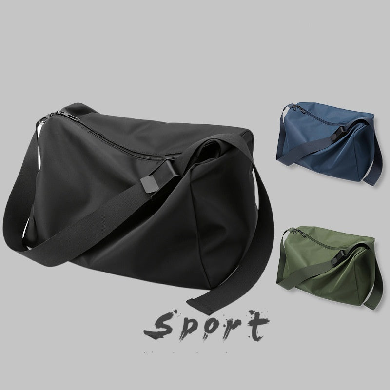 Sac à bandoulière pour homme, simple et léger, imperméable, idéal pour le sport et les loisirs