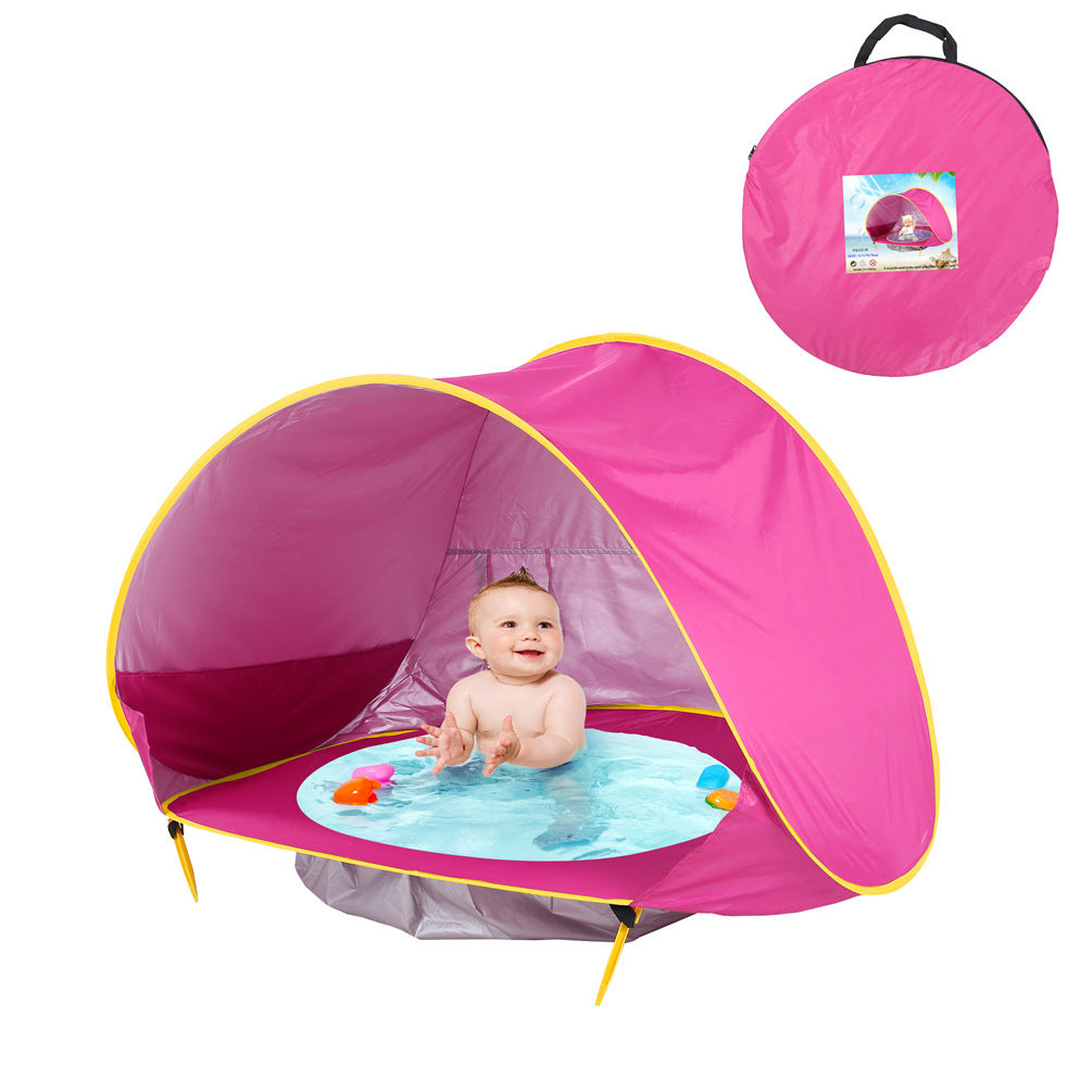 Tente de plage pour bébé, tente de camping extérieure pour enfants, facile à plier, imperméable, auvent de soleil, tente protégeant des UV.