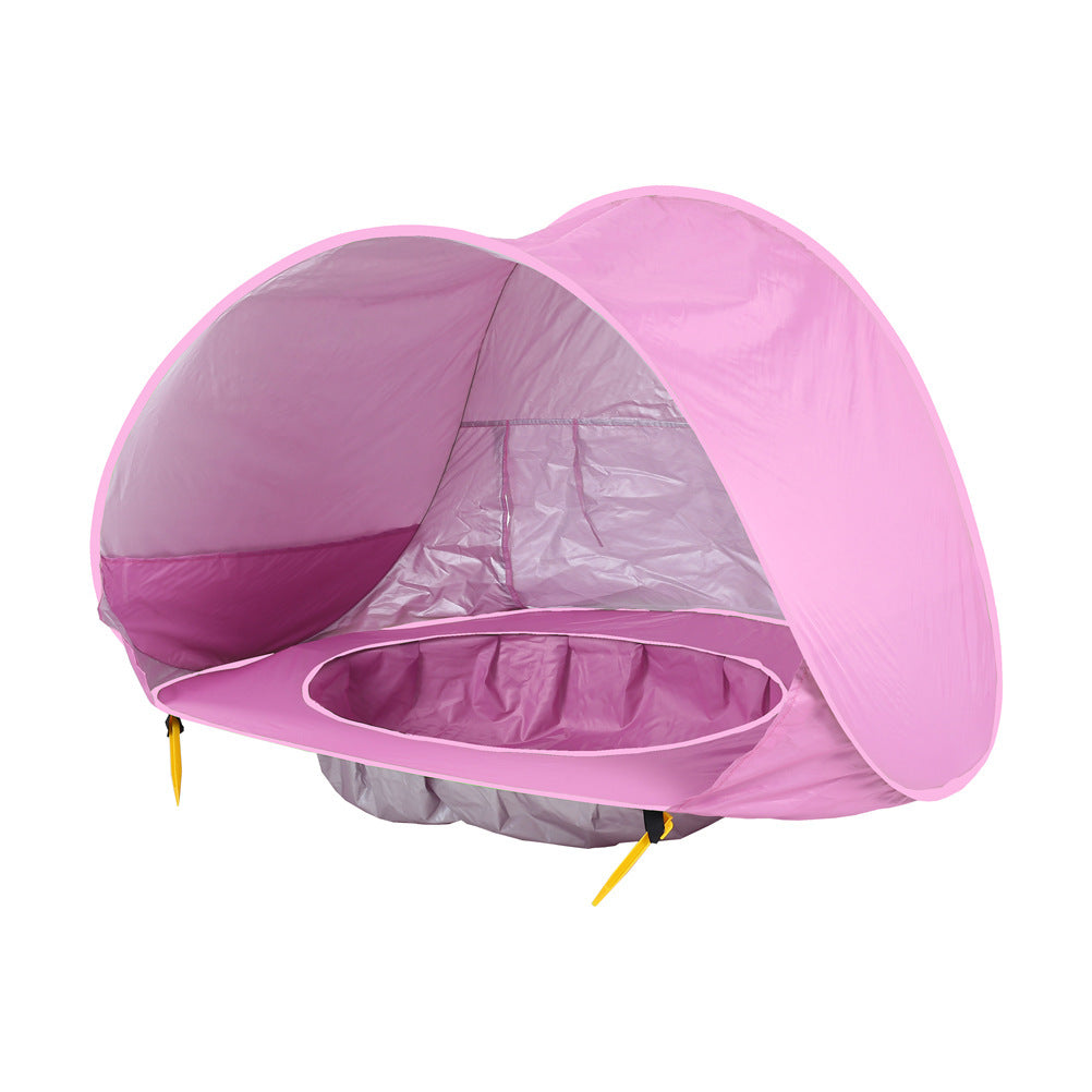 Tente de plage pour bébé, tente de camping extérieure pour enfants, facile à plier, imperméable, auvent de soleil, tente protégeant des UV.