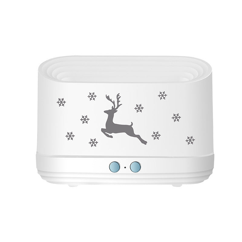 Diffuseur d'humidificateur Elk Flame silencieux, lampe d'atmosphère pour la maison, décorations de Noël pour la maison.