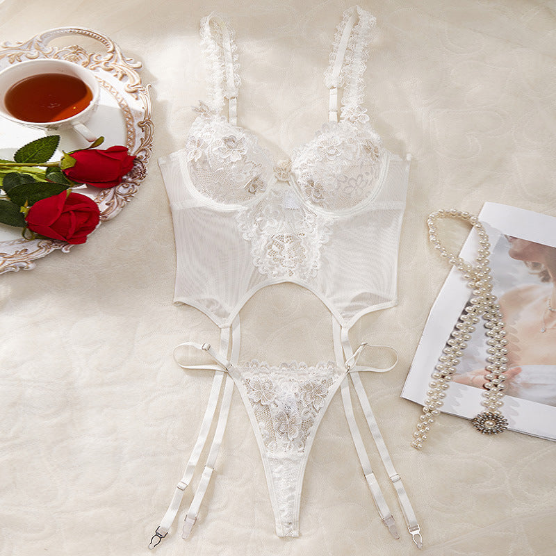 Dentelle Sexy Bustiers & Teddies Costume Transparent