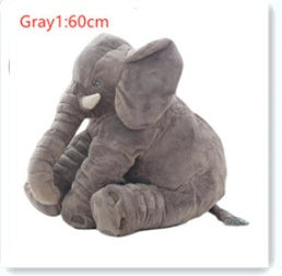 Coussin en peluche éléphant pour le confort et le sommeil des bébés.