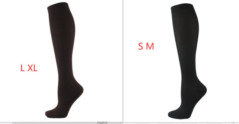 Chaussettes de compression sportives aux ions de cuivre