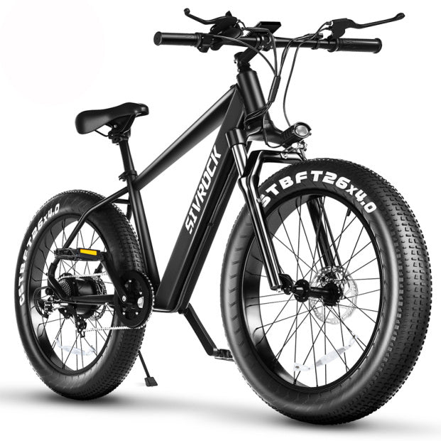 Vélo électrique professionnel pour adultes, vélo de montagne électrique à pneus larges de 26 x 4,0 pouces, moteur de 1000W, 48V 15Ah, conçu pour les randonnées, les excursions et les trajets quotidiens, certifié UL et GCC.