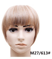 Frange de cheveux Accessoires pour postiches Fausse frange synthétique