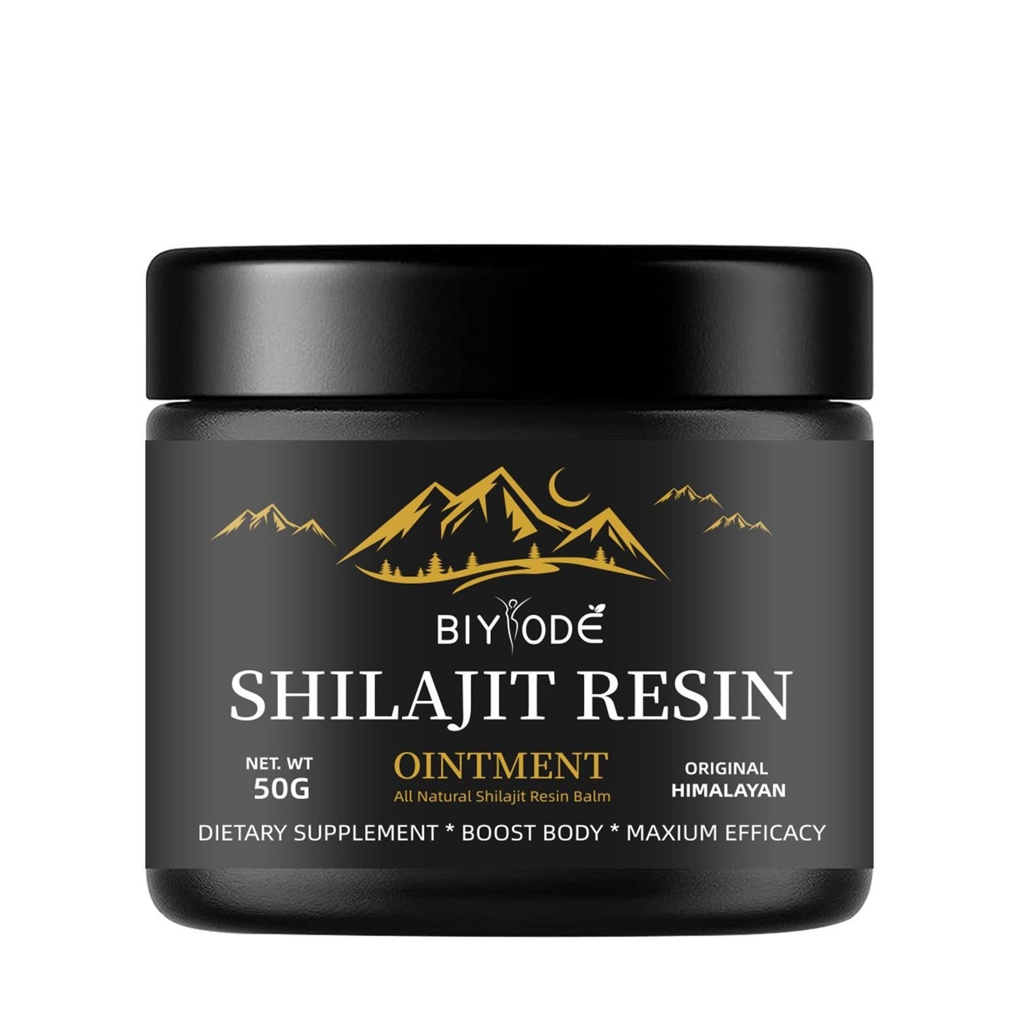 Gommes Shilajit de l'Himalaya pur avec Ashwagandha, Gokshura et autres herbes L Sans sucre ajouté L 60 comprimés à croquer Complément alimentaire