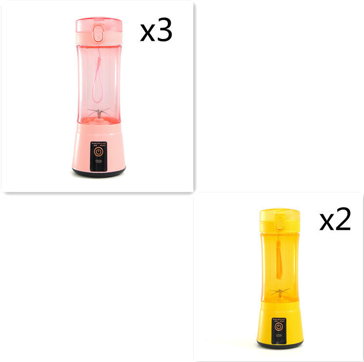 Extracteur de jus de fruits électrique portable sans fil, mixeur mini rechargeable par USB, machine à smoothie multifonction pour l'été, fournitures de cuisine.