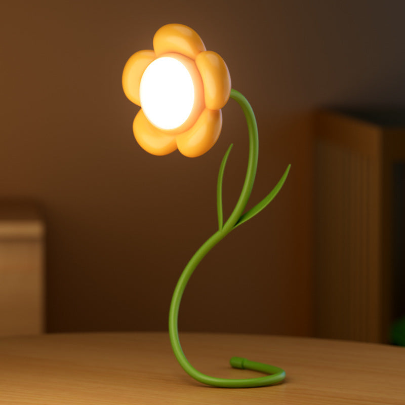 Lampe à fleurs pour la protection des yeux, lumière d'ambiance pour chambre à coucher, décoration de roses