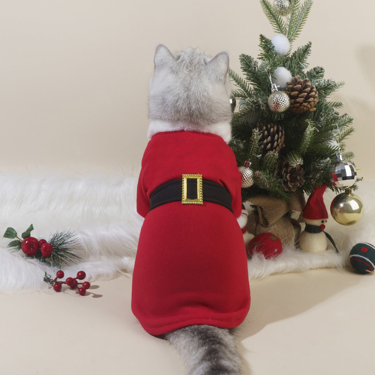 Vêtements pour animaux de compagnie pour Noël automne et hiver chat chien.