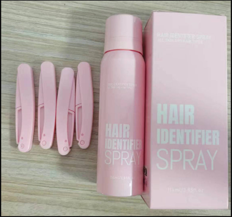 Hair identifier spray for facial shaving, dermaplaner moisturizing spray for skin care when shaving facial.