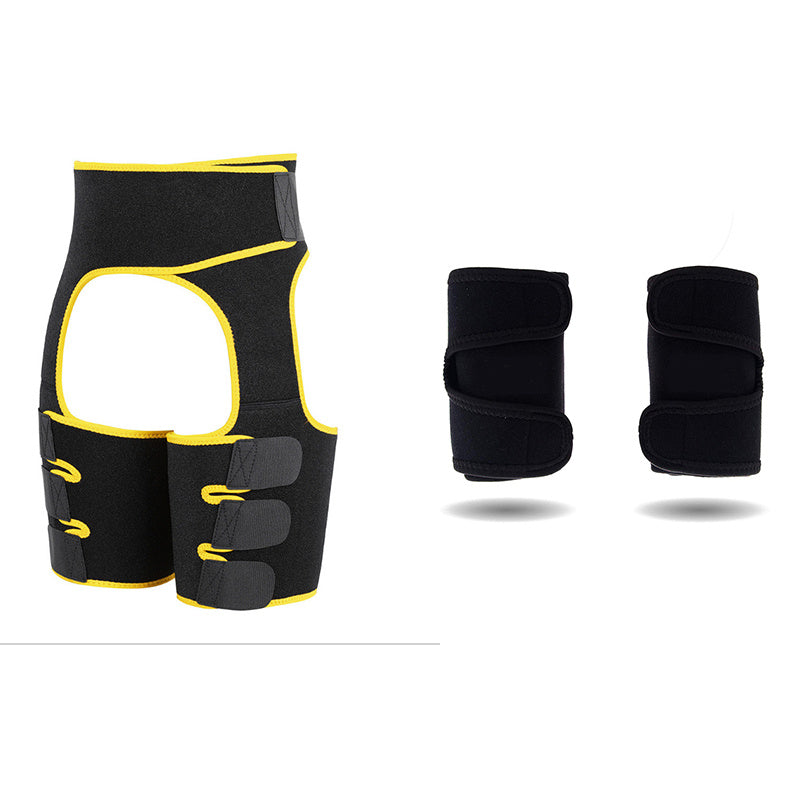 Ceinture de sport réglable, guêpière en une seule pièce avec sangles de jambe.