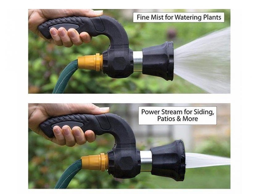 Lance de pulvérisation puissante pour tuyau, nettoyage de jardin et de voiture.