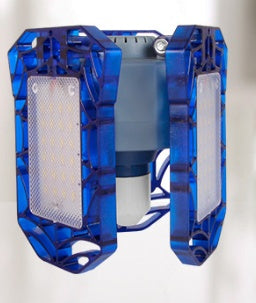 Lumière de garage à lampes déformables générales, radar, lampe industrielle pour entrepôt, éclairage domestique à haute intensité.