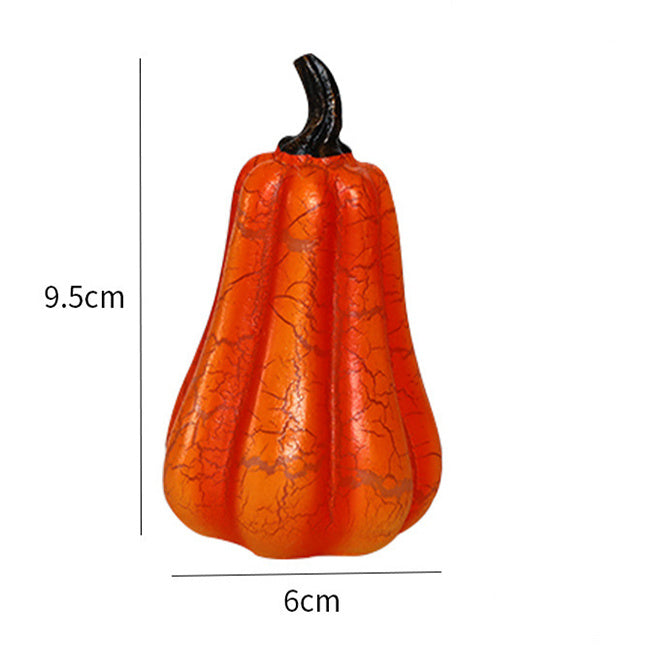 Nouvelle simulation de lanterne citrouille d'Halloween, lampe à bougie LED en résine, citrouille lumineuse.