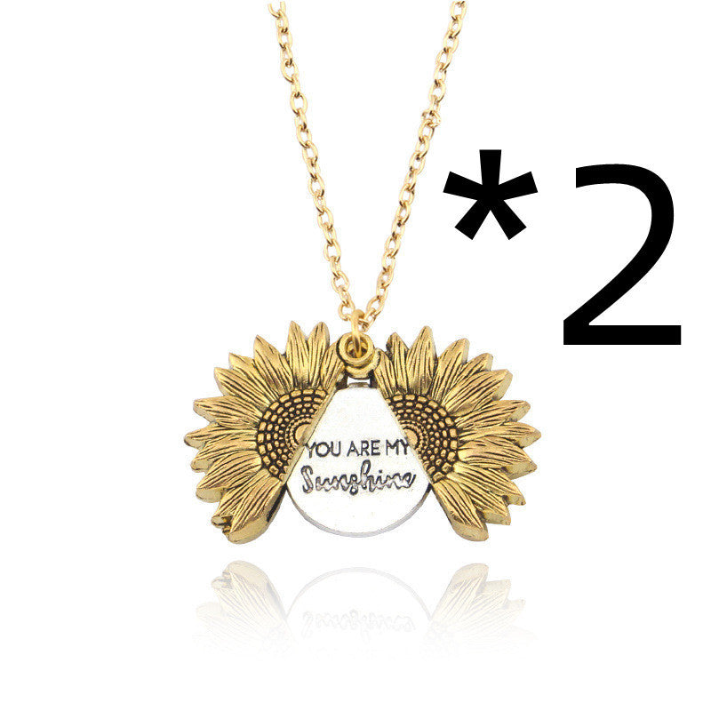 Collier Tournesol Tu Es Mon Soleil Femme Homme