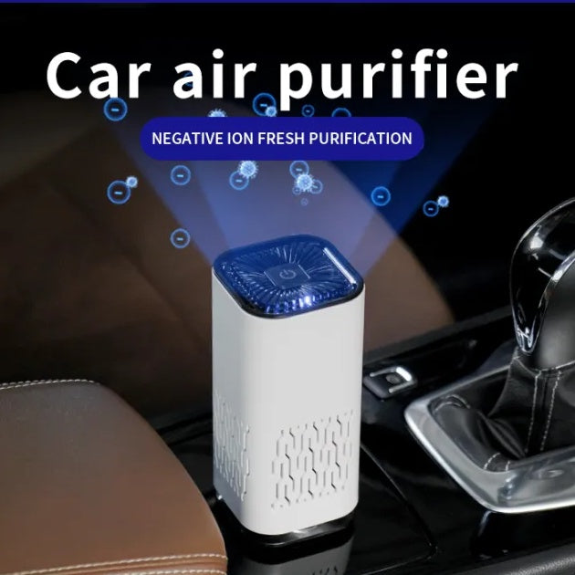 Purificateur d'air portable avec générateur d'ions négatifs pour éliminer le formaldéhyde, la poussière et la fumée, rafraîchisseur d'air pour la maison et la voiture.