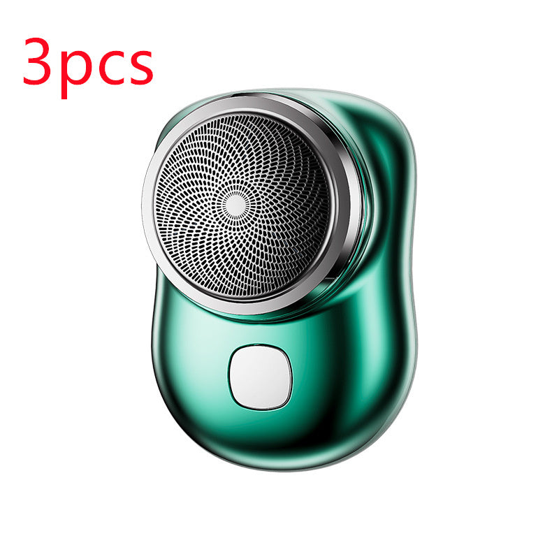 Rasoir électrique portable mini sans fil rechargeable USB, rasoir humide et sec, sans douleur, machine de petite taille pour le rasage des hommes.