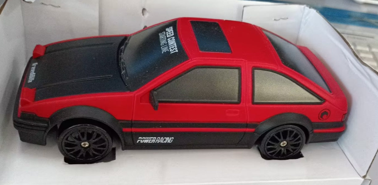 Voiture télécommandée de dérive 2.4G 4WD, modèle GTR AE86, jouet de voiture de course RC pour enfants, cadeaux de Noël.