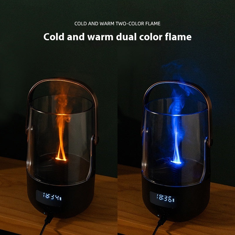 Diffuseur d'arôme Creative Flame Humidificateur pour maison et bureau