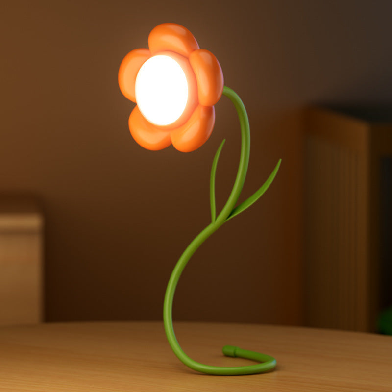 Lampe à fleurs pour la protection des yeux, lumière d'ambiance pour chambre à coucher, décoration de roses