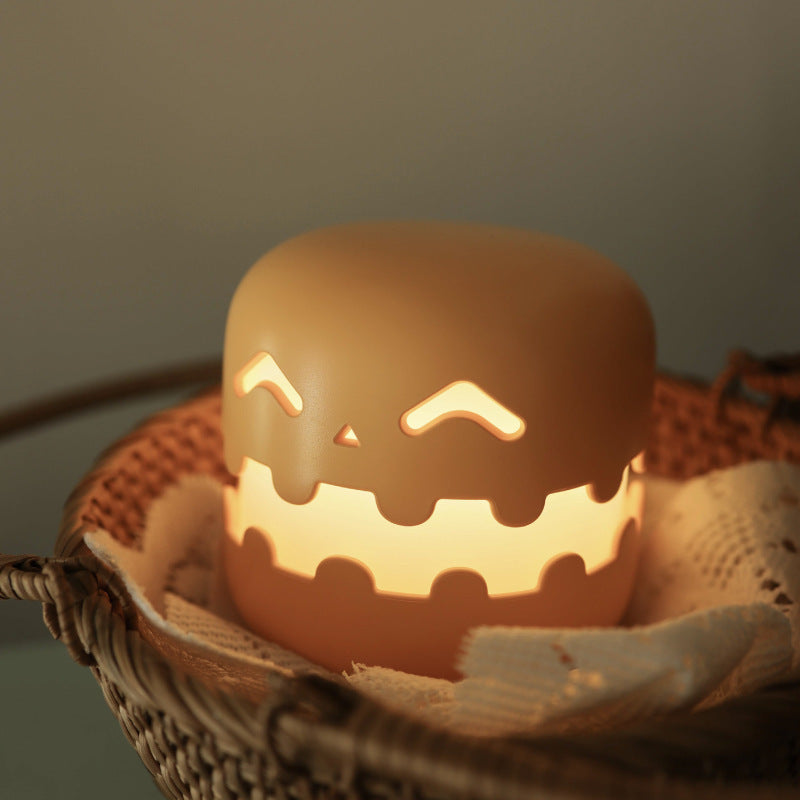 Lampe citrouille de chevet décoration d'Halloween amusante lumière d'ambiance pour chambres décoration de salon cadeau d'anniversaire pour enfants décorations d'Halloween