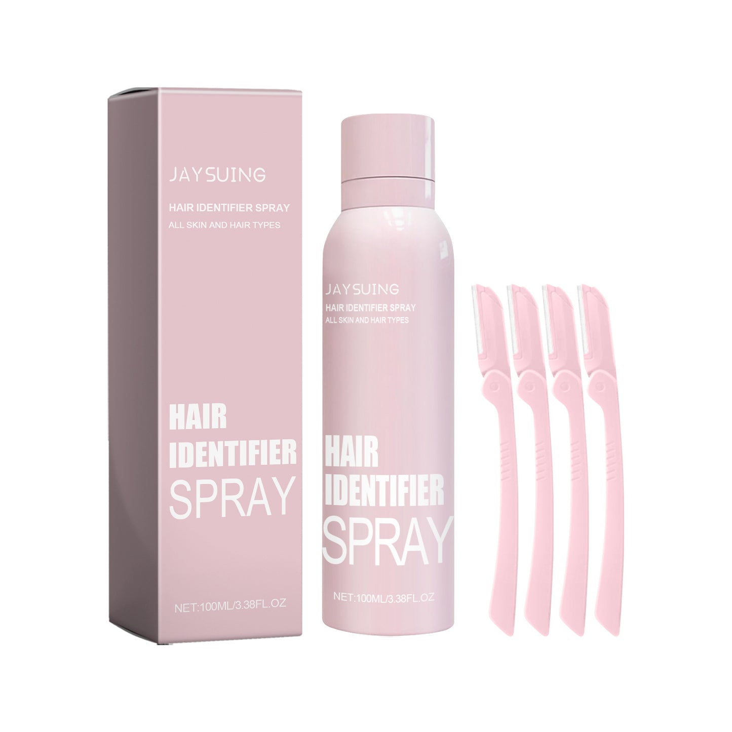 Hair identifier spray for facial shaving, dermaplaner moisturizing spray for skin care when shaving facial.