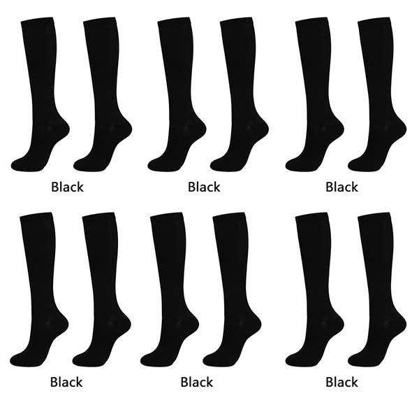 Chaussettes de compression sportives aux ions de cuivre