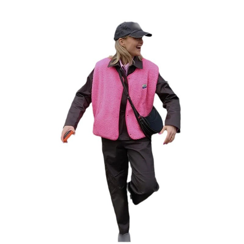 Nouveau vêtement d'automne pour femmes, gilet élégant.