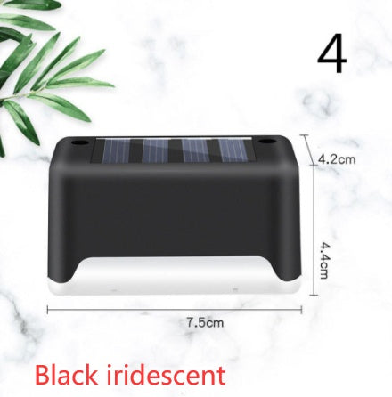 Nouvelle lampe de clôture solaire LED étanche à mise à niveau, lumières de terrasse solaires, lumière de marche solaire extérieure pour patio, escaliers, jardin, allée, pas de jardin.