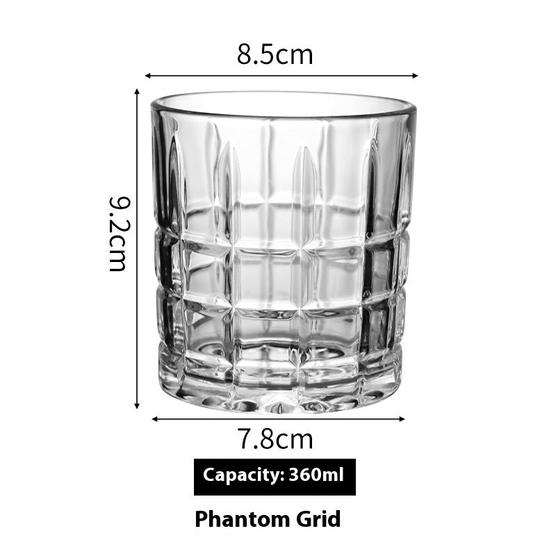 Verre à whisky en cristal, verre à bière, verre à whisky, verre à vin épais, coffret cadeau, vente en gros