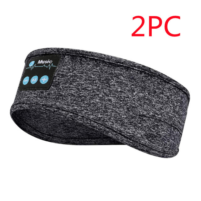 Bandeau de sport sans fil Bluetooth V5.0 avec appel musical et ombrage stéréo pour le sommeil